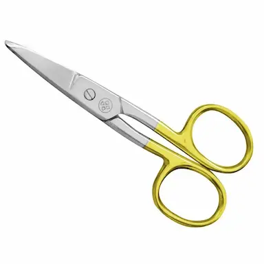 TESOURA PARA UNHAS GOLD MUNDIAL RETA - UNIDADE
