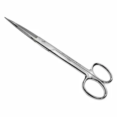 TESOURA CIRúRGICA FINA/FINA ABC RETA 15CM - UNIDADE
