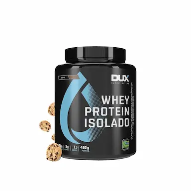 WHEY PROTEIN ISOLADO (450G) COOKIES DUX NUTRITION