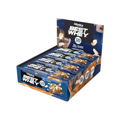 BEST WHEY BAR (408G) 12UN PEANUT CARAMEL ATLHETICA NUTRITION