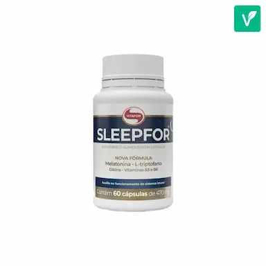 Suplemento Alimentar SLEEPFOR 60 CÁPSULAS VITAFOR