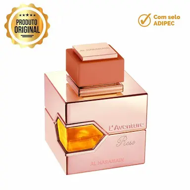 PERFUME L&amp;amp;#039AVENTURE ROSE AL HARAMAIN EAU DE PARFUM FEMININO 100ML