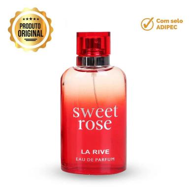 PERFUME LA RIVE SWEET ROSE FEMININO 90ML