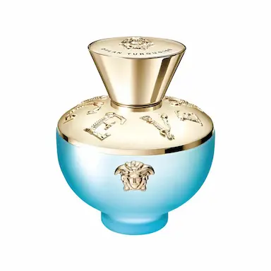 PERFUME DYLAN TURQUOISE VERSACE POUR FEMME EAU DE TOILETTE FEMININO 100ML