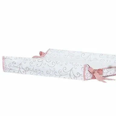 TROCADOR DE BEBê ANATôMICO BRANCO E ROSA PROTEçãO PLáSTICA