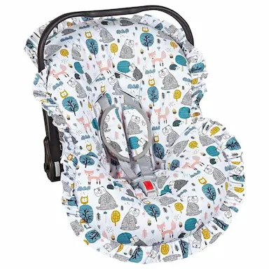 CAPA PARA BEBê CONFORTO 3 PEçAS URSO BATISTELA BABY