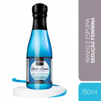 ESPUMA PARA BANHO BANHEIRA HIDROMASSAGEM OFURô SPA ESPUMANTE RELAXAMENTO AROMA SEDUçãO FEMININA 150ML