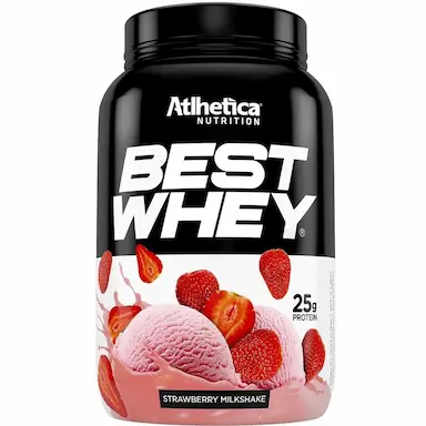 BEST WHEY (PT) 900G - ATLHETICA Strawberry Milkshake