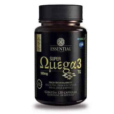 Super Ômega 3 TG 500mg Essential Nutrition 120 Cápsulas
