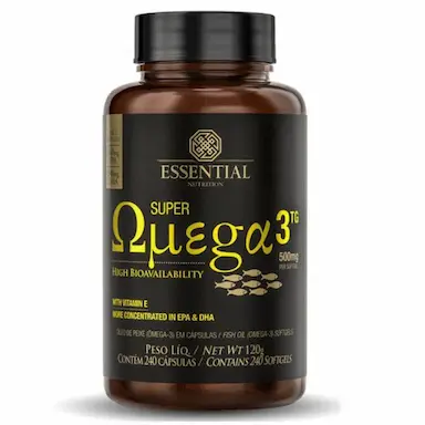 Super Omega 3 Essential Nutrition - 500Mg 240 Cápsulas