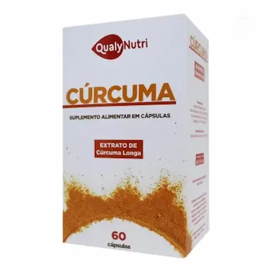 CúRCUMA LONGA 500MG C/60 CáPSULAS - QUALY NUTRI