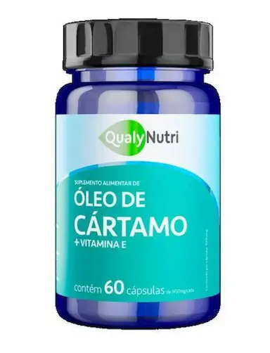 ÓLEO DE CARTAMO + VITAMINA E C/60 CáPSULAS - QUALY NUTRI