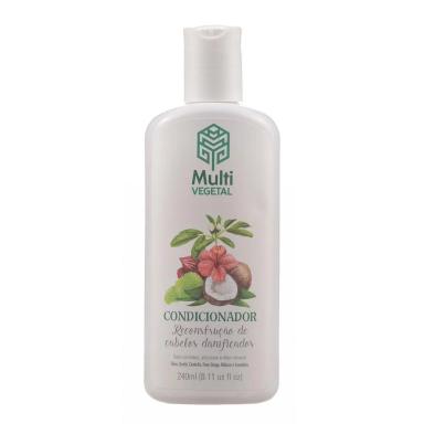 KIT NATURAL SHAMPOO E CONDICIONADOR DE COCO PARA CABELOS DANIFICADOS - MULTI VEGETAL