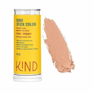 PROTETOR SOLAR MINERAL NATURAL STICK COLOR FPS51 FPUVA17 16,5G - KIND K40