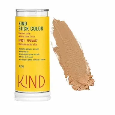 PROTETOR SOLAR MINERAL NATURAL STICK COLOR FPS51 FPUVA17 16,5G - KIND K60