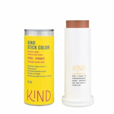 PROTETOR SOLAR MINERAL NATURAL STICK COLOR FPS51 FPUVA17 16,5G - KIND K130