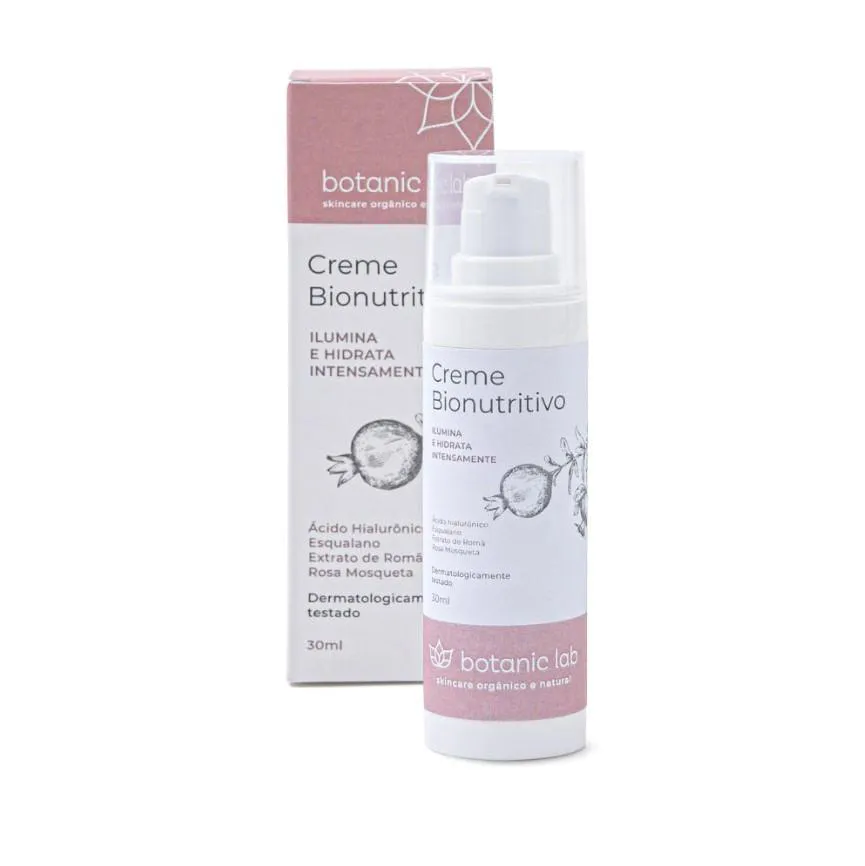 CREME FACIAL NATURAL BIONUTRITIVO 30ML - BOTANIC LAB