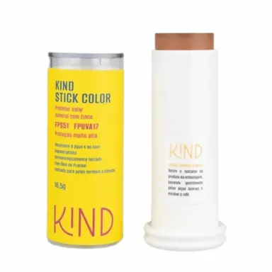 PROTETOR SOLAR MINERAL NATURAL STICK COLOR FPS51 FPUVA17 16,5G - KIND K140