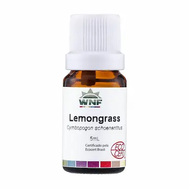 ÓLEO ESSENCIAL ORGâNICO DE LEMONGRASS (CAPIM-LIMãO) 5ML – WNF