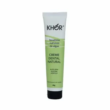 CREME DENTAL NATURAL 80G - KHOR COSMETICS