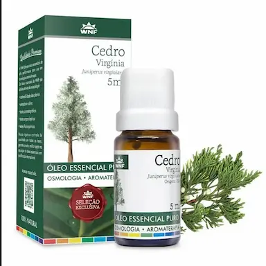 ÓLEO ESSENCIAL NATURAL DE CEDRO VIRGíNIA 5ML - WNF