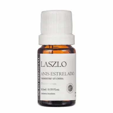 ÓLEO ESSENCIAL DE ANIS ESTRELADO SEMENTES DA CHINA 10,1ML - LASZLO