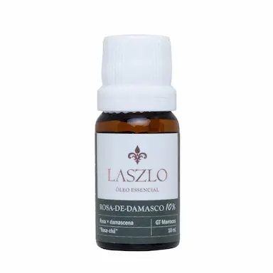 ÓLEO ESSENCIAL DE ROSA DE DAMASCO 10% GT MARROCOS 10ML - LASZLO