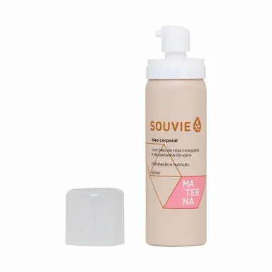 ÓLEO CORPORAL ORGâNICO MATERNA 60ML - SOUVIE