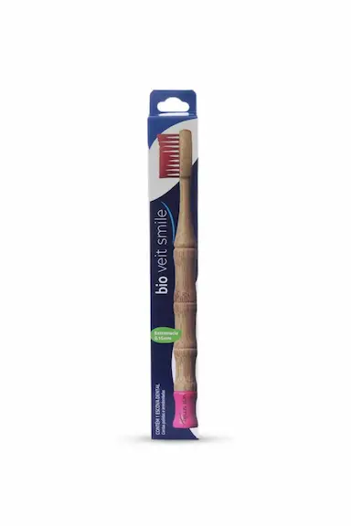 ESCOVA DE DENTE DE BAMBU BIO VEITSMILE ROSA