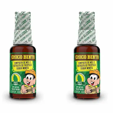 KIT 2UNI PRóPION CHICO BENTO - SPRAY COM MEL E MENTA SEM ÁLCOOL (30ML) - BALDONI