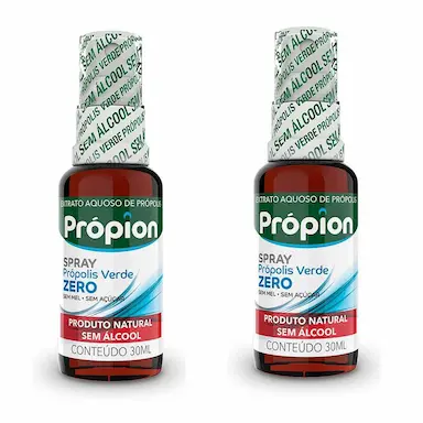 KIT 2UNI PRóPION SPRAY - PRóPOLIS ZERO SEM ÁLCOOL (30ML) - BALDONI