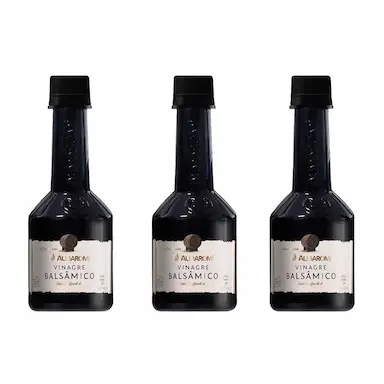 KIT 3UNI VINAGRE BALSâMICO 280ML - ALMAROMI