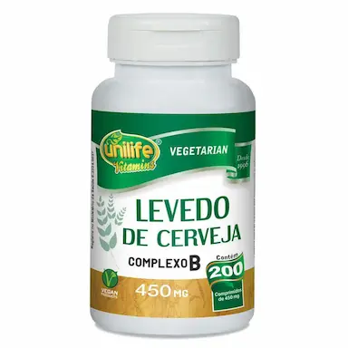 LEVEDO DE CERVEJA 450MG 200 COMP. - UNILIFE