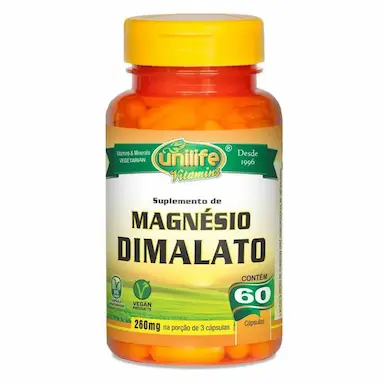 MAGNéSIO DIMALATO 800MG 60 CáPS - UNILIFE