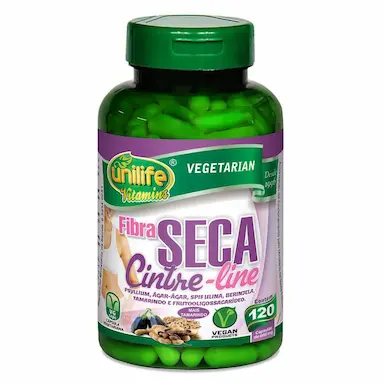 FIBRA SECA 600MG 120 CáPS - UNILIFE