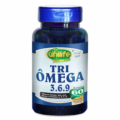 TRI ÔMEGA 3-6-9 1000MG 60 CáPS - UNILIFE