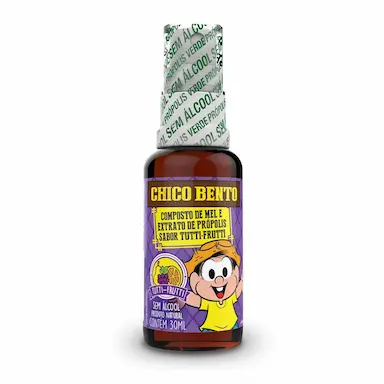 PRóPION CHICO BENTO - SPRAY COM MEL E TUTTI-FRUTTI SEM áLCOOL (30ML) - BALDONI