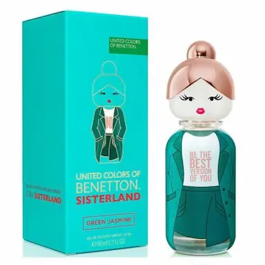 PERFUME BENETTON SISTERLAND GREEN JASMINE - EAU DE TOILETTE - FEMININO - 80 ML