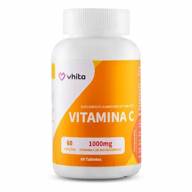 Vitamina C Vhita em comprimidos de 1000mg Zero Calorias