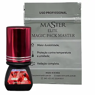 COLA MASTER ELITE RUBY EXTENSãO CíLIOS 3G - PRETA