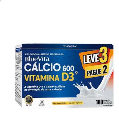 BLUE VITA CáLCIO C/ 180 CáPSULAS LEVE 3 PAGUE 2