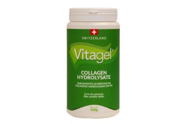 VITAGEL COLLAGEN HYDROLYSATE 450G - SUPLEMENTO ALIMENTAR DE COLAGENO HIDROLISADO EM PO, 100% PURO.