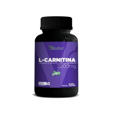 L - CARNITINA 2000MG VEGAN - VITAMINAR (60 TABS)