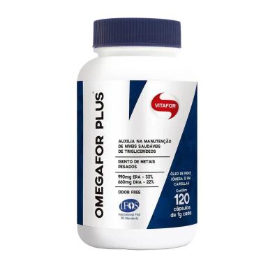 Ômegafor Plus 1000Mg 120 Cáps - Vitafor