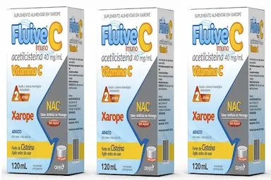 KIT 3UNI FLUIVE C XAROPE 120ML - AIRELA