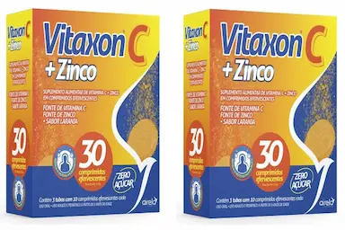 KIT 2UNI VITAXON C + ZINCO EFERVESCENTE 30 COMPRIMIDOS - AIRELA
