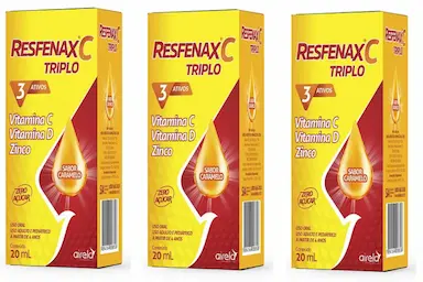 KIT 3UNI RESFENAX C TRIPLO 20ML GOTAS - AIRELA