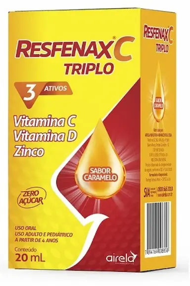 RESFENAX C TRIPLO 20ML GOTAS - AIRELA
