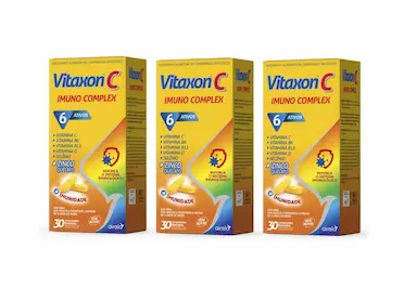 KIT 3UNI VITAXON C IMUNO COMPLEX 30 COMPRIMIDOS - AIRELA