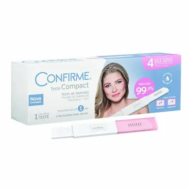 TESTE DE GRAVIDEZ CONFIRME COMPACT (1UNI)
